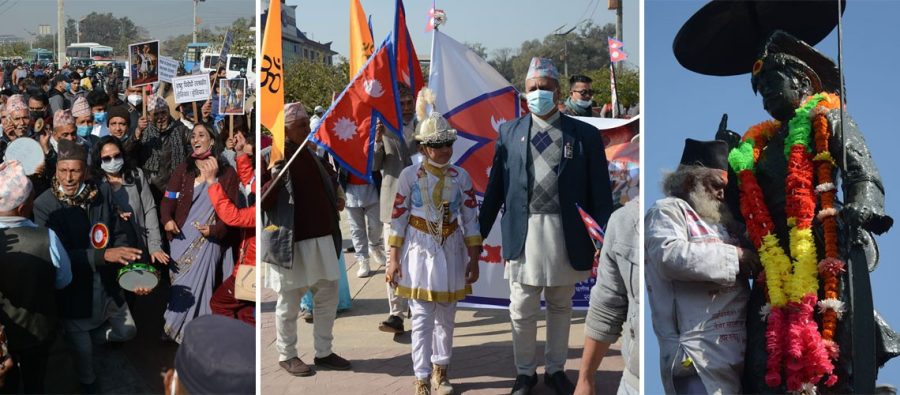 तनावबीच यसरी मनाइयो पृथ्वी जयन्ती, तस्विरमा हेर्नुहोस्
