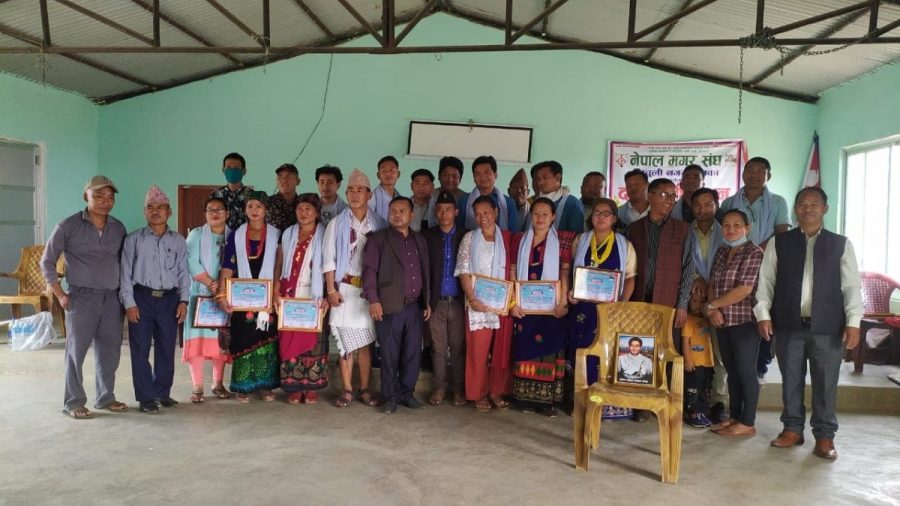नेपाल मगर संघ देवचुलीको सपथ ग्रहण कार्यक्रम