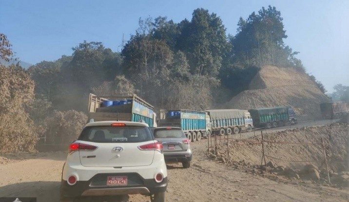 बुटवल–नारायणगढ सडक विस्तार दुई सातादेखि ठप्प