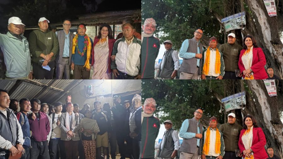 स्थानीय उम्मेदवार पाएर उत्साहित  हुप्सेकोट,  सय जना कांग्रेसमा प्रवेश