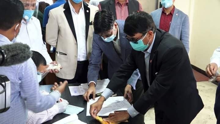 नेपाल उद्योग वाणिज्य महासंघको वरिष्ठ उपाध्यक्षमा  चन्द्र ढकालको उम्मेदवारी दर्ता