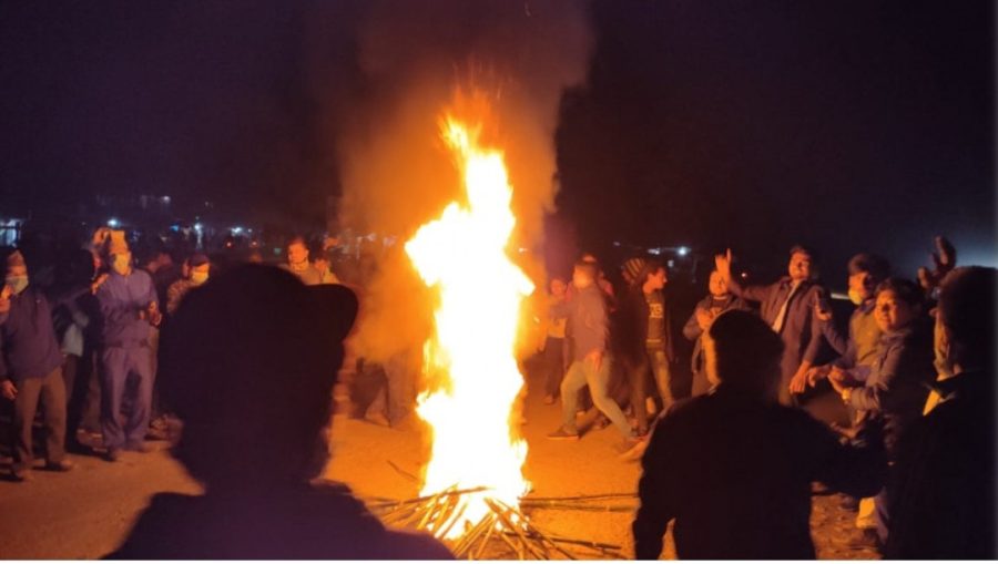 कावासोतीमा कांग्रेसद्वारा राँके जुलुस