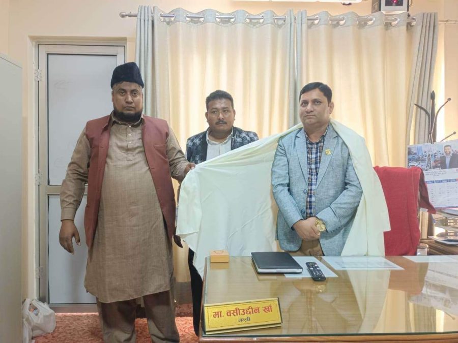 उपाध्यक्ष मशहुद खां ले पुनः प्रदेश सभा सदस्यमा विजयी खां लाई दिए बधाई Gandakiaaja